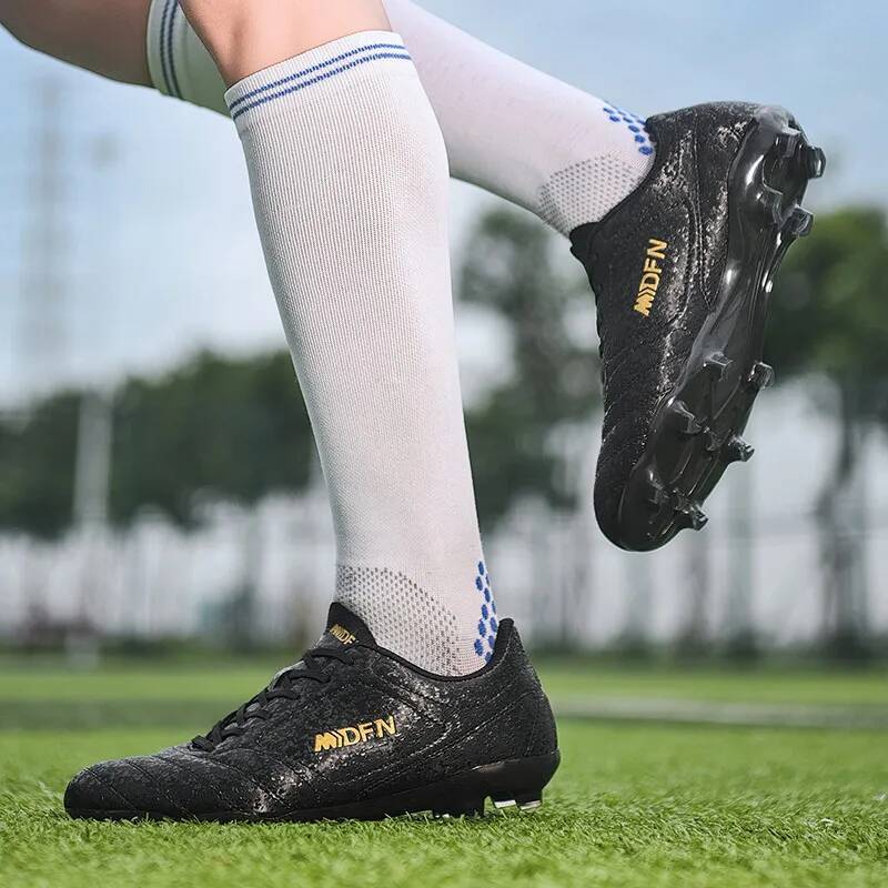 ddmyoutdoor Long Spikes Football Sneaker Men Women Original Professional Soccer Big Size Futsal Shoes Trainers Man Chuteira Society Outdoor Outdoor Sh