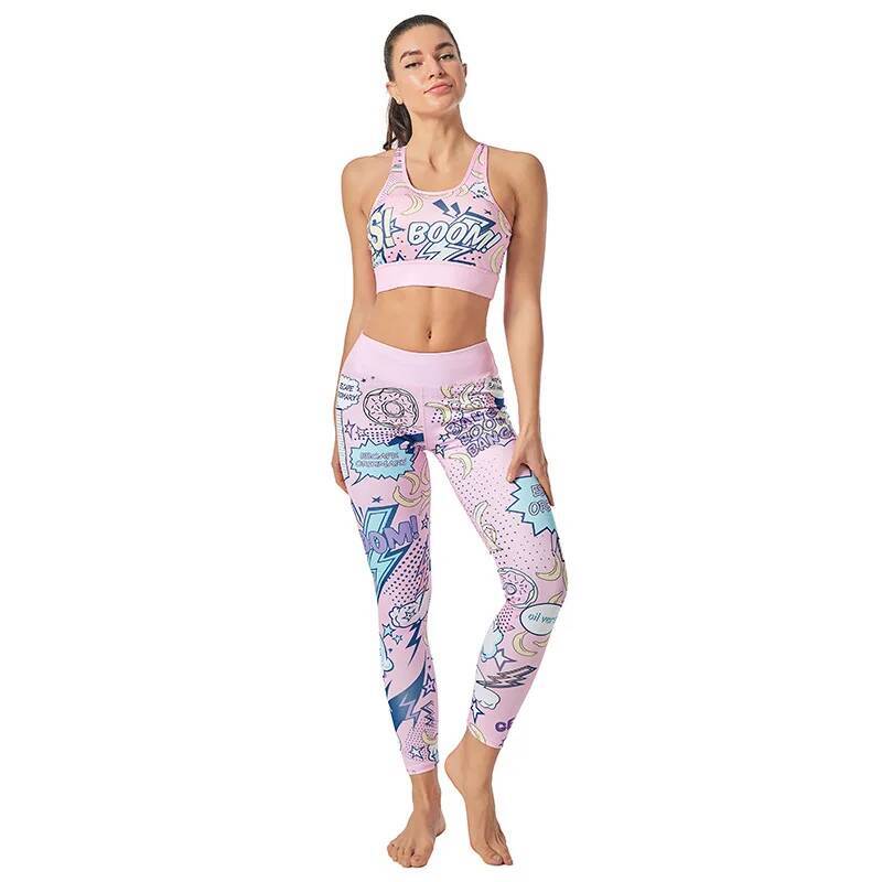 sport women Seamless Print Yoga Pants leggings for fiess Running Sports pants Fiess Slim Gym Leggings 2025