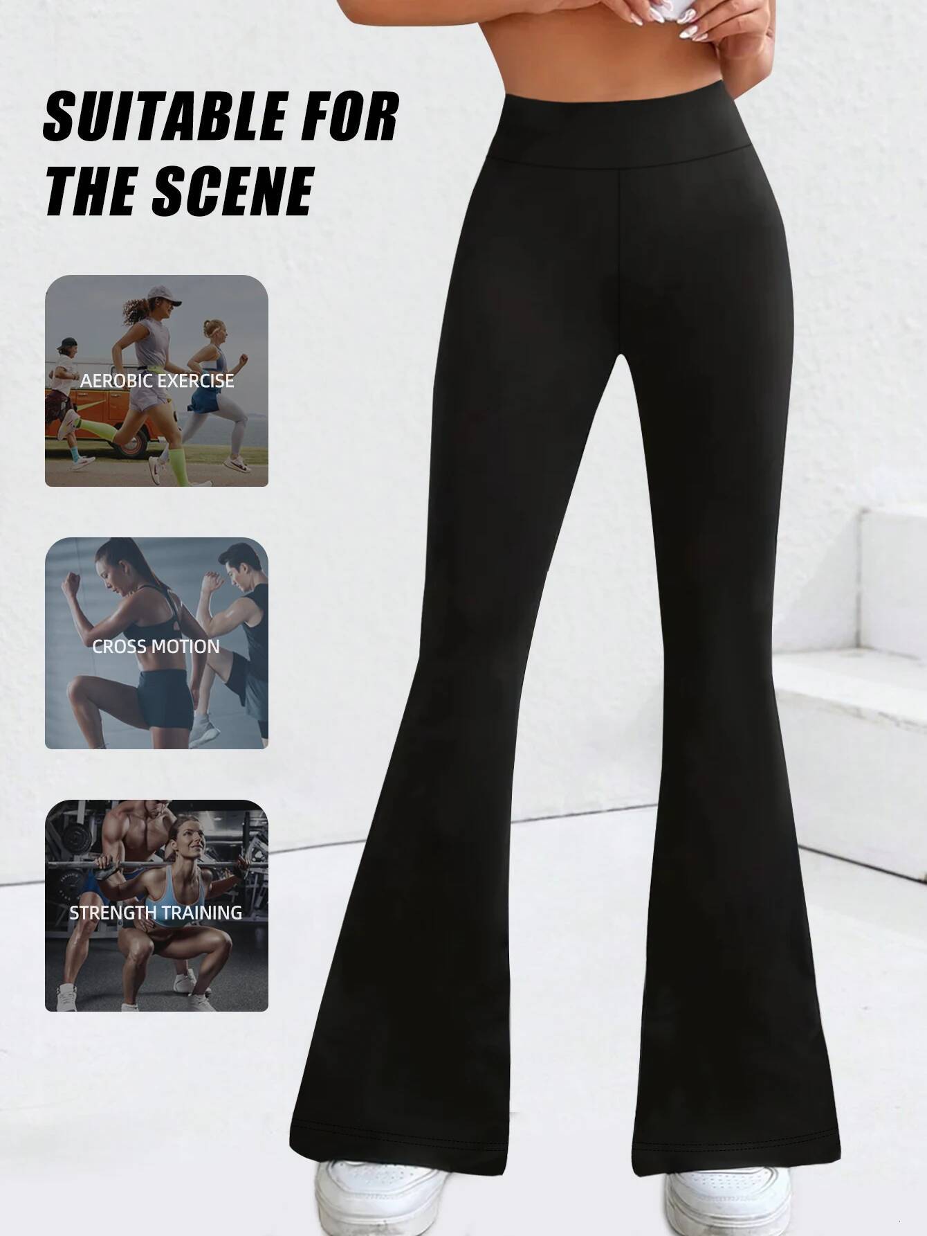 Women's Yoga Summer - High Waist Tummy Control Workout Leggings, Quick Dry Breathable Athletic Pants for Women, Gym Runnin