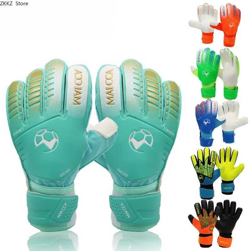 Professional Football Gloves Goalkeeper Thickened Latex Protection Adults Non-Slip Soccer Goalie Goalkeeper Football Gloves XJ250606