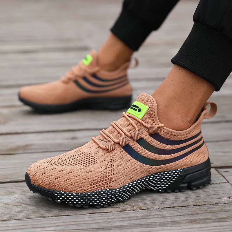 Ddmyoutdoor Men S Sneakers New Original Sports Lightweight Anti Slip Running Lace Up Vulcanized Comfortable Outdoor Hiking Mesh Shoes Outdoor Shoes