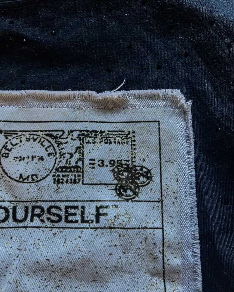 2025 Summer Casual Fashion High Street Retro Embroidered Short Sleeve Top Men Y2k Hip Hop Rock Punk Oversized T-shirt Women W250607