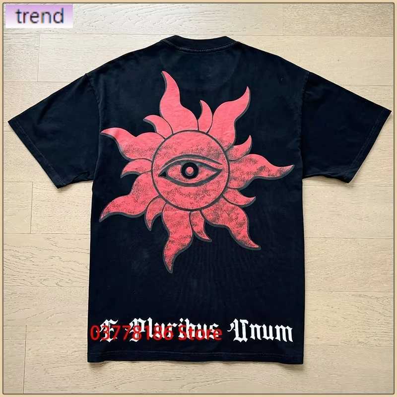 2025 Summer vintage Rose pattern God Spd Short sleeve top T-shirt unisex casual trend God Spd T-shirt clothing real photos X2506071