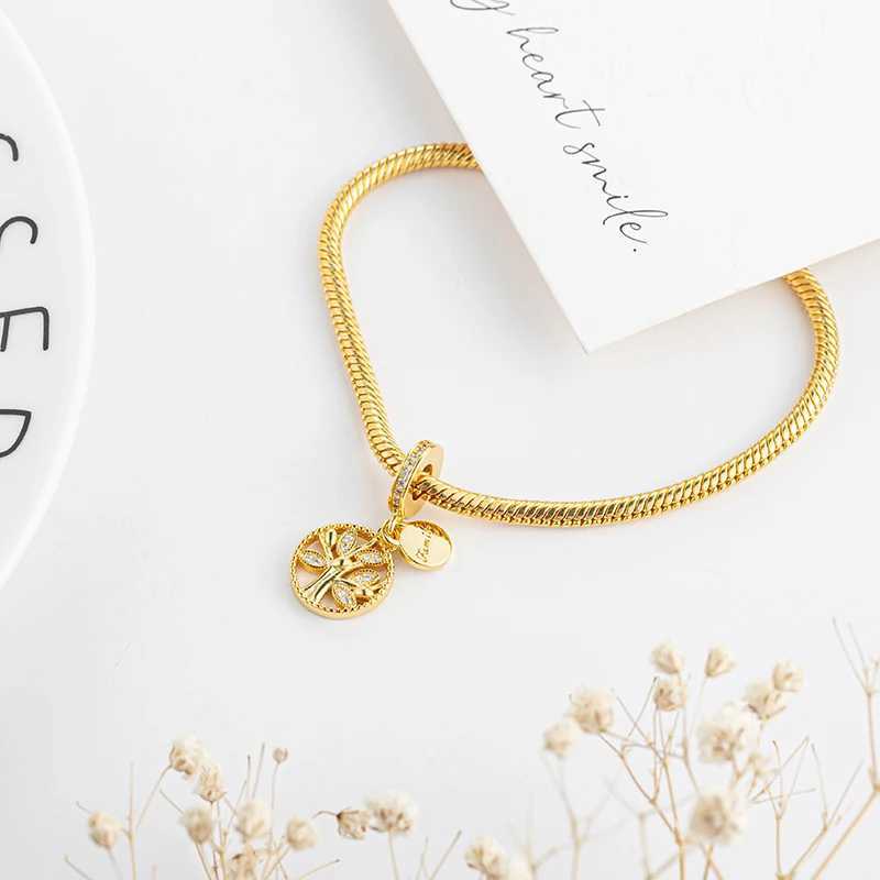 Gold Plated Cupid Heart Clear Hot Air Balloon Dangle Round Clip Charm Bead Fit Original Europeans Silver 925 Bracelet Jewelry XJ250607