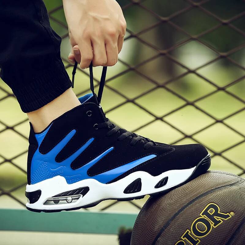 ddmyoutdoor Men Sneakers Women Brand High Top Male Basketball Unisex Breathable PU Leather Sports Shoes Couple Trainers Zapatos Hombre Outdoor Outdoor