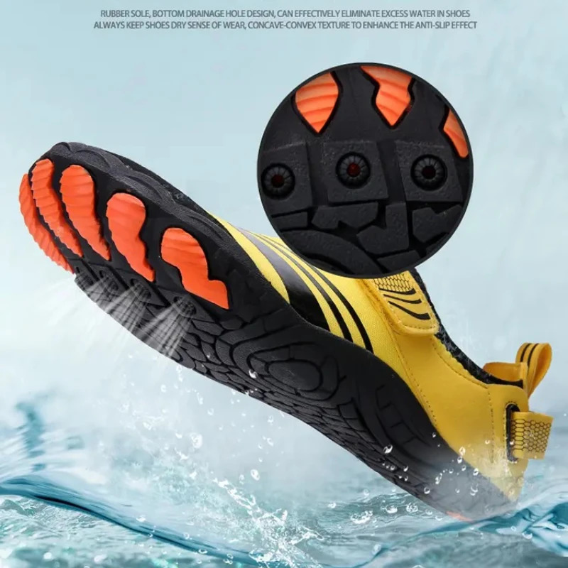 Women Quick Dry Couple Fishing Surfing Wading Shoes Swim Sneakers Male Barefoot Aqua Men Beach Sandals 250605