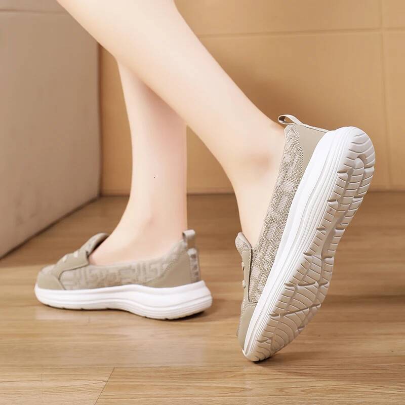 Ddmyoutdoor Ddmyoutdoor Women Platform Breathable Walking Mesh Flat Bottom Outdoor Casual Sports Vulcanized Shoes Zapatillas De Deporte Outdoor Shoes