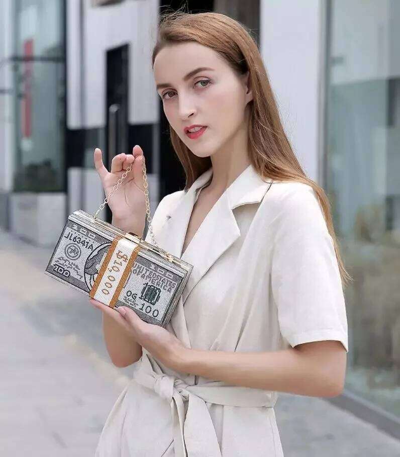 Clutch Rhinestone Purse Stack Evening Handbags Shoulder Wedding Dinner Bag women bag