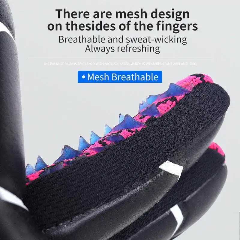 New Latex Football Goalkeeper Gloves Thickened Football Professional Protection Goalkeeper Soccer Goalie Gloves Adults Teenager XJ250606