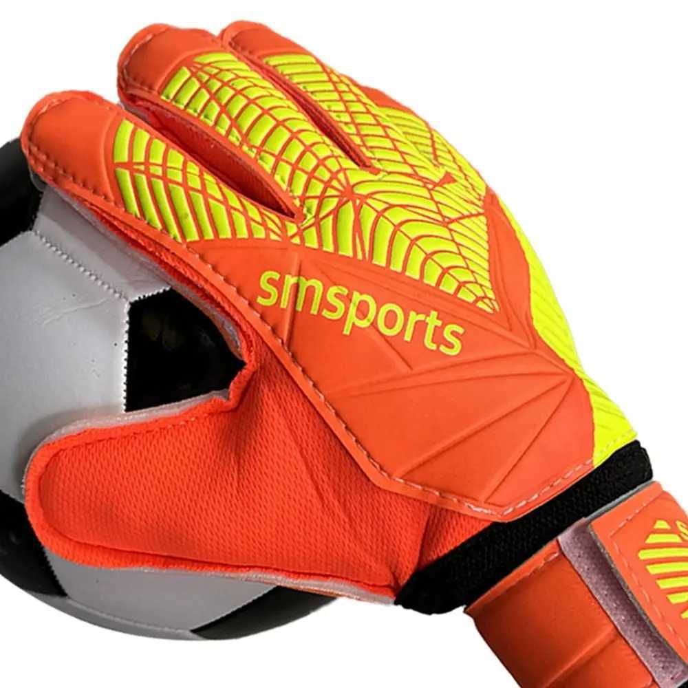 Finger Protection Goalkeeper Gloves Non-Slip Wear-Resistant Football Goalkeeper Gloves Handguard Thickened Latex Soccer Gloves XJ250606