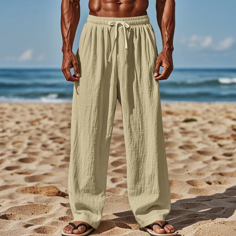 Mens Casual Pants Comfortable and Breathable Daily Wear with Fashionable Men Must Be Large Size Loose 250605