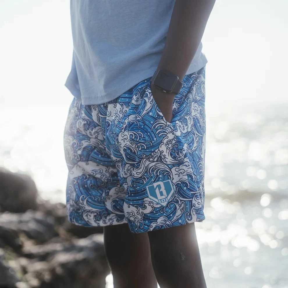 2025 Mens And Womens New Baseball Lifestyle 101 Wave Shorts Summer Breathable Quick Drying Fashion Beach Motorcycle Shorts Z250607