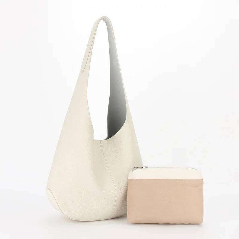 Designer Women Genuine Leather Handbags High Quality Cowhide Hobo Fashion Ladies Shoulder Bag