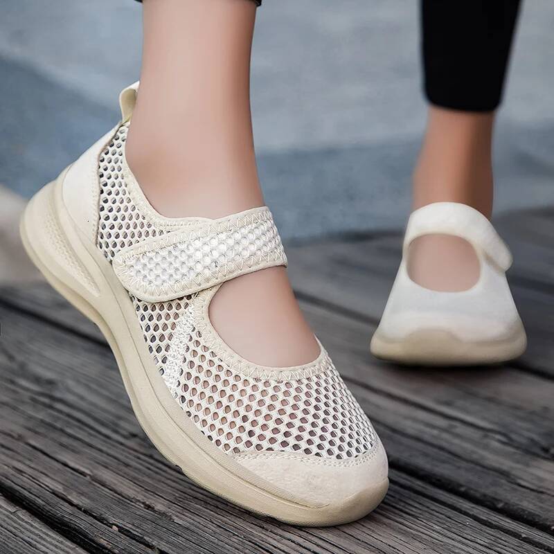 Ddmyoutdoor Ddmyoutdoor Fashion Women Platform Lightweight Lazy Loafers Summer Breathable Outdoor Fiess Walking Casual Mesh Sports Shoes Outdoor Shoes