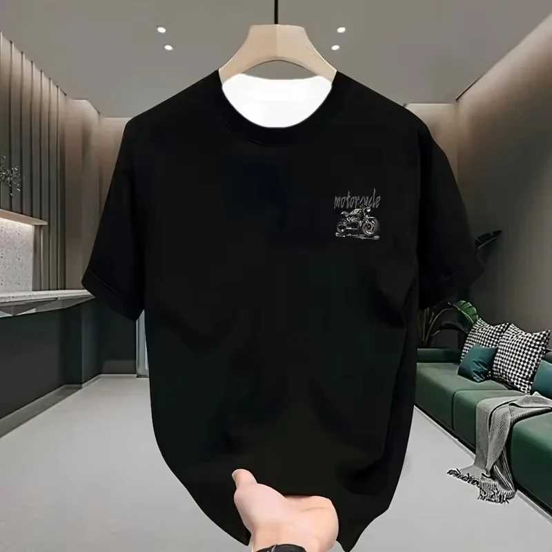 25 Summer Minimst High Print Motorcycle Sports T-Shirt Harajuku High Strt Clothing Men Women Short Slve O Neck Cotton T X250607