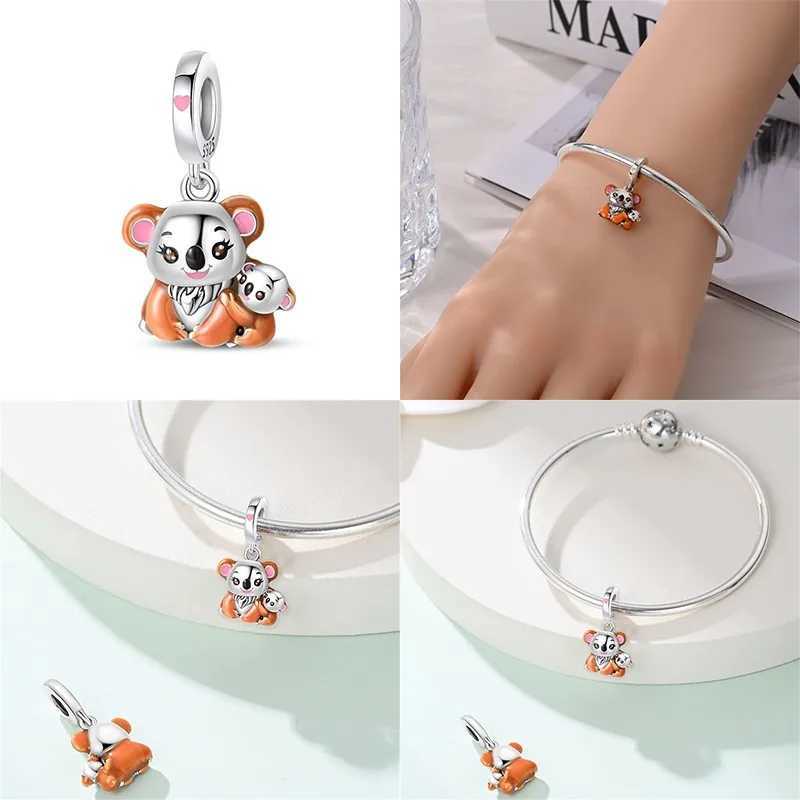 New 100% 925 Sterling Silver Hug Charms Suitable For 925 Original Bracelet Women DIY Jewelry Making MotherS Day Gift XJ250607