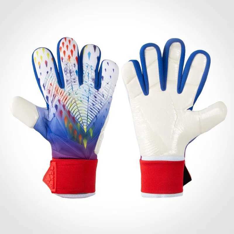Goalkeeper Football Gloves Adult Game Professional Non-Slip Childrens Latex Goalkeeper Gloves XJ250606