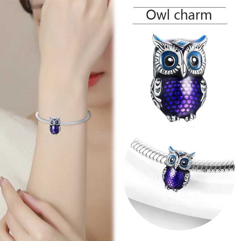 New Fashion Silver 925 Cute Cartoon Cat Dog Duck Charm Bead Pendant Fit Original pendant Silver 925 Bracelet DIY Women Jewelry XJ250607