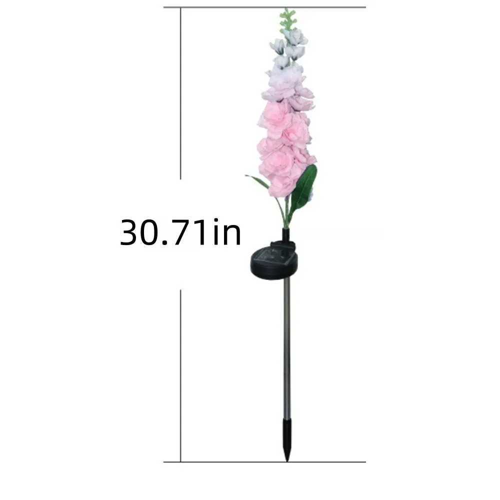 1PC 1Head Solar Powered Swallow Grass Plug-in Lamp available in Pink Blue White and Purple Used for Garden Outdoor Decoration W250607