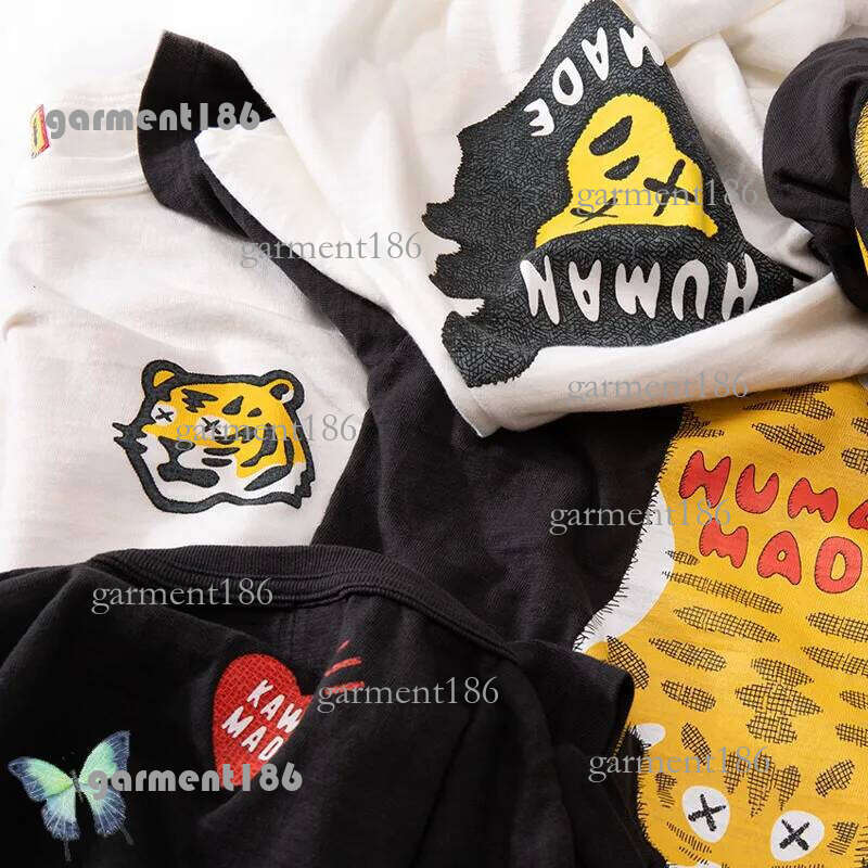Designer Men Tshirts Fun Print Bamboo Cotton HUMAN Short Sleeve T-Shirt for Men Women MADE Shirts 961