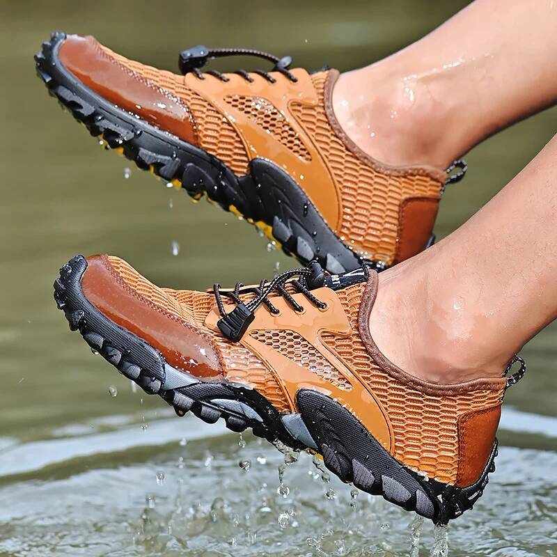 Ddmyoutdoor Mesh Breathable Hiking Outdoor Climbing Platform Anti Slip Summer Men S Casual Sneakers Quick Drying Shoes Outdoor Shoes