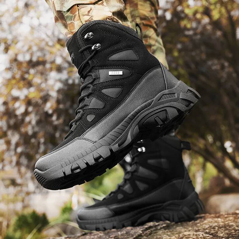 Ddmyoutdoor High Quality Khaki Men S Hiking Top Platform Trekking Shoes Non Slip Training Outdoor Male Boots Botas Masculino Outdoor Shoes