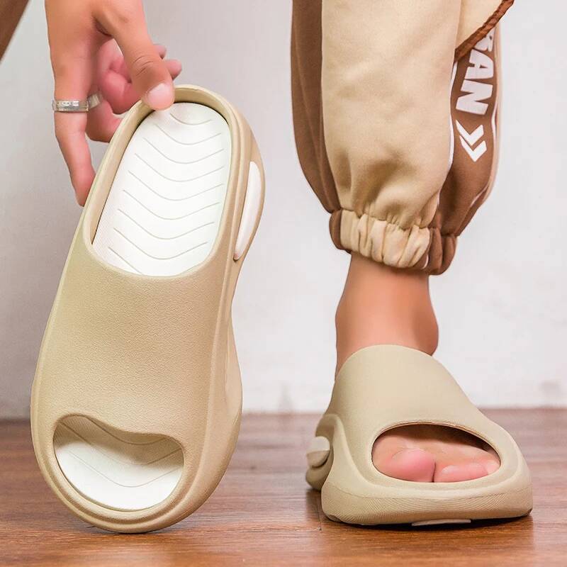 Ddmyoutdoor Man New Soft Bottom Sports Summer Casual Home Open Toed Shoes Color Blocked Outdoor Fashion Beach Non Slip Slippers outdoor shoes