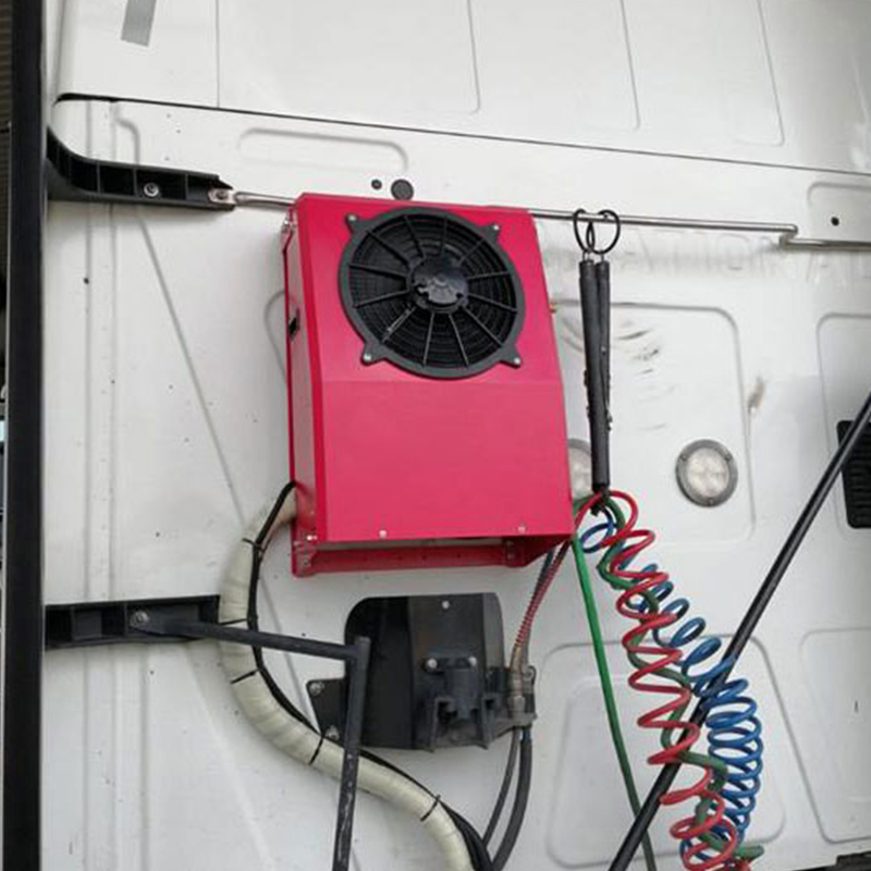 80L 12v/24V integrated parking cooler sleeper truck air conditioning
