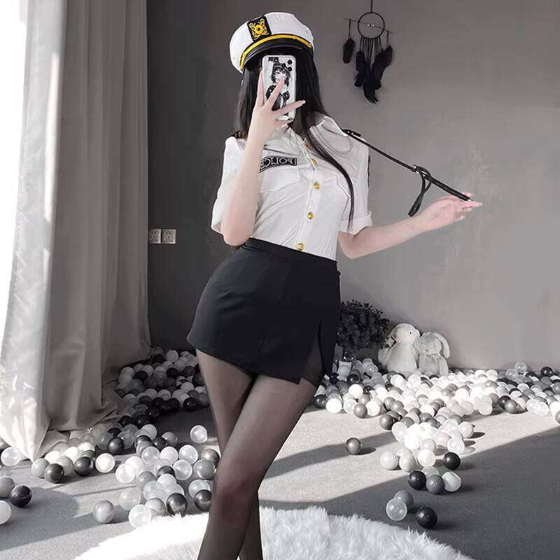 Erotic Lingerie Uniform Temptation Pure Desire Clothing Female Set Flirtation Hot Bed Passion