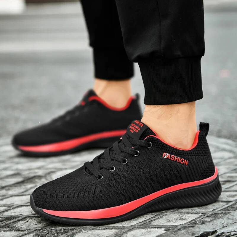 Ddmyoutdoor Ddmyoutdoor Hot Sale Black Red Cheap Running Women Large Size Breathable Light Sports Sneakers Men Gym Shoes Tenis Masculino Outdoor Outdo