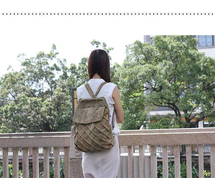 Cowhide Leather Backpack Shoulder Bag Women's Handbags Portable Tote Bag Dual-Use Large Capacity Leisure Messenger Bags Female 2025/06/07