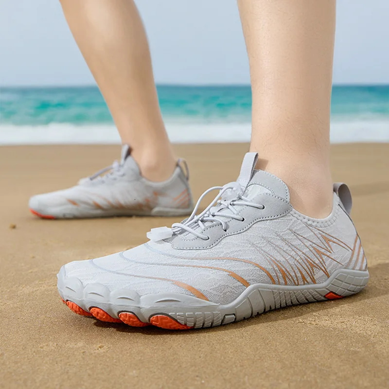Mens Water Shoes Beach Barefoot Wading Sneakers Swim Pool Socks Anti-Slip Breathable Quick Dry Boating Fishing Diving Surfing 250605