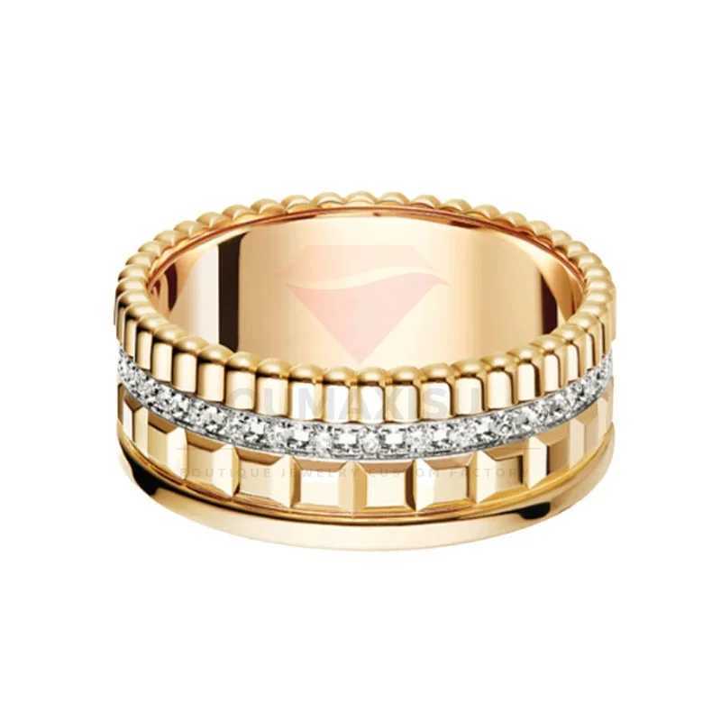 Luxurious and Fashionable French Style S925 Zircon Ring Paired with A Multifunctional Jewelry Gift Box for The WorkplaceXJ250606