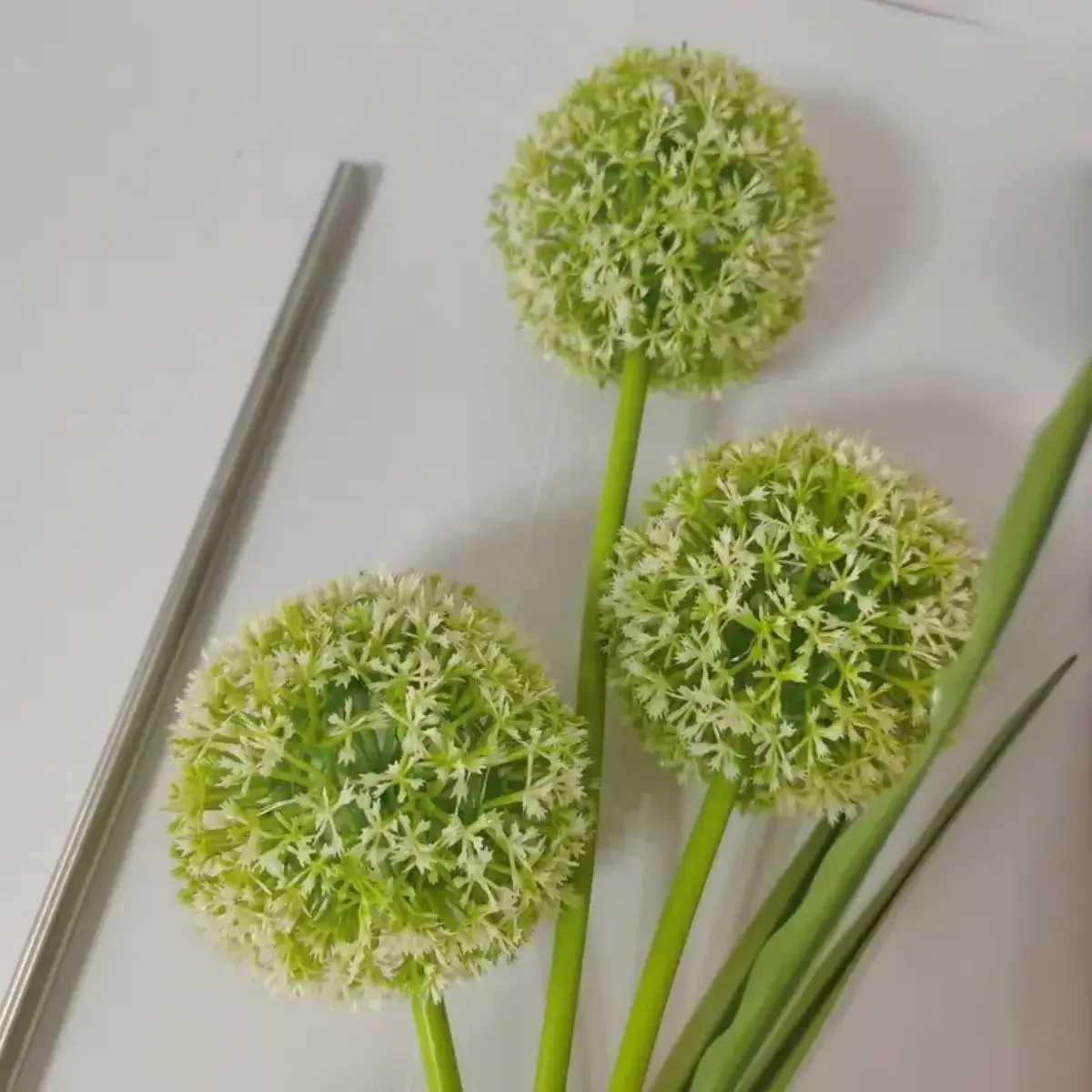 3 LEDS Solar Outdoor Dandelion Lights LED Color Scallion Ball Lights Lawn Lights for Garden Patio Walkway Lawn Decoration W250607
