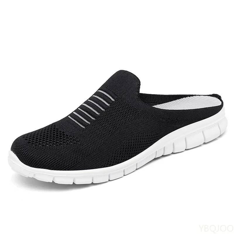 ddmyoutdoor Women Mules New Casual Half Slippers Breathable Light Outdoor Flats Zapatos De Mujer Plus Size Quality Shoes For Woman Outdoor Shoes