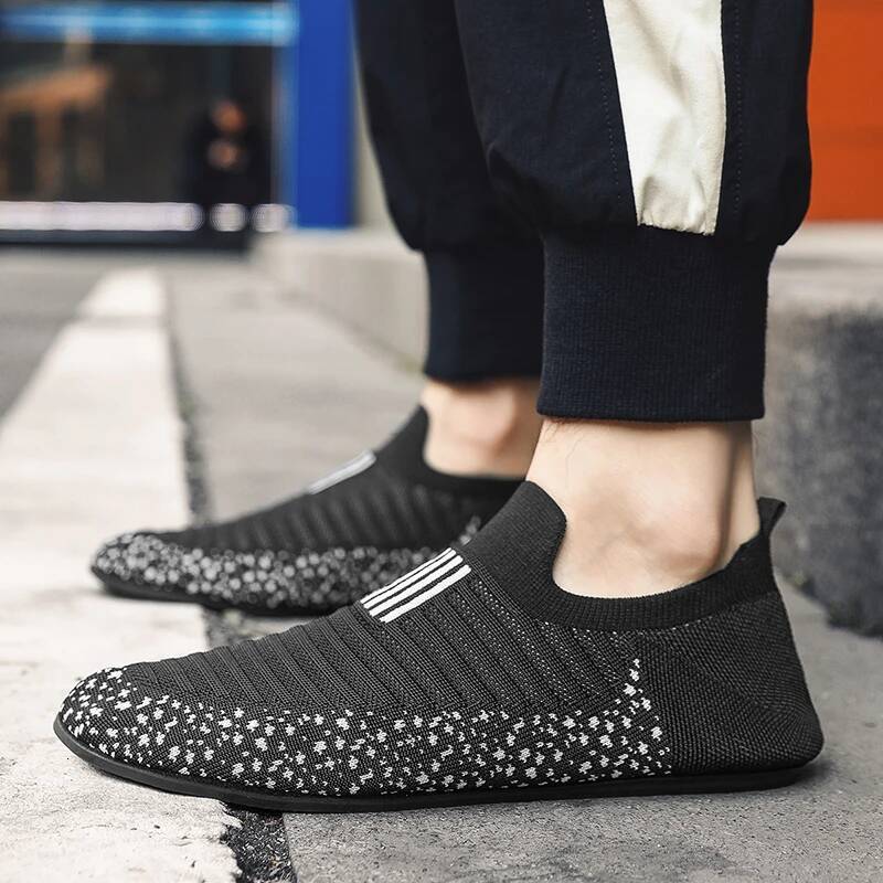 Ddmyoutdoor MAEDEF Men S Mesh Loafers Summer Fashion Soft New High Quality Outdoor Walking Breathable Non Slip Casual Shoes Outdoor Shoes