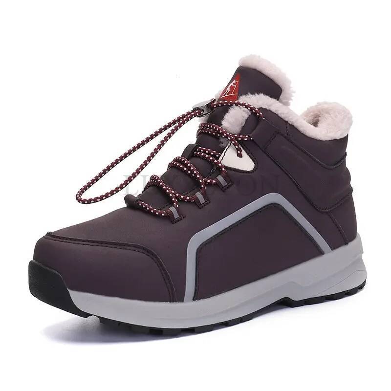 Ddmyoutdoor Ddmyoutdoor Lacrosse Short Tall Fashion Winter Women Snow Boots Flat Non Warm Slip Boot Womens Outdoor Shoes Outdoor Shoes