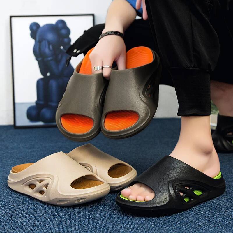 Ddmyoutdoor Shoes For Men Trendy Summer Fashion Soft Soled Slippers Breathable Outdoor Non Slip Beach Casual Sandals Zapatillas Hombre outdoor shoes