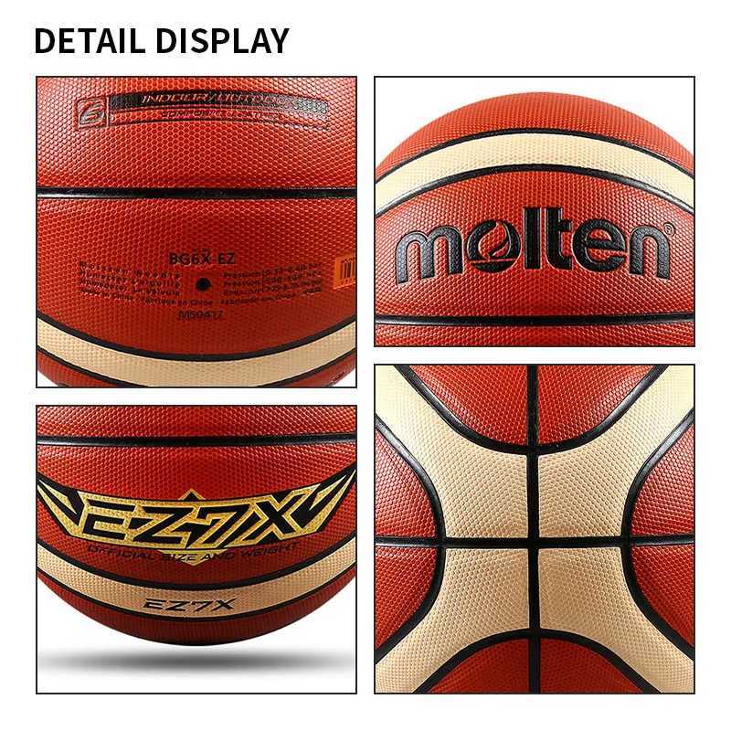 Molten Basketball Official Certification Size 7/6/5 PU Material Competition High Quality Men Women Outdoor Indoor Match Ball XJ250606
