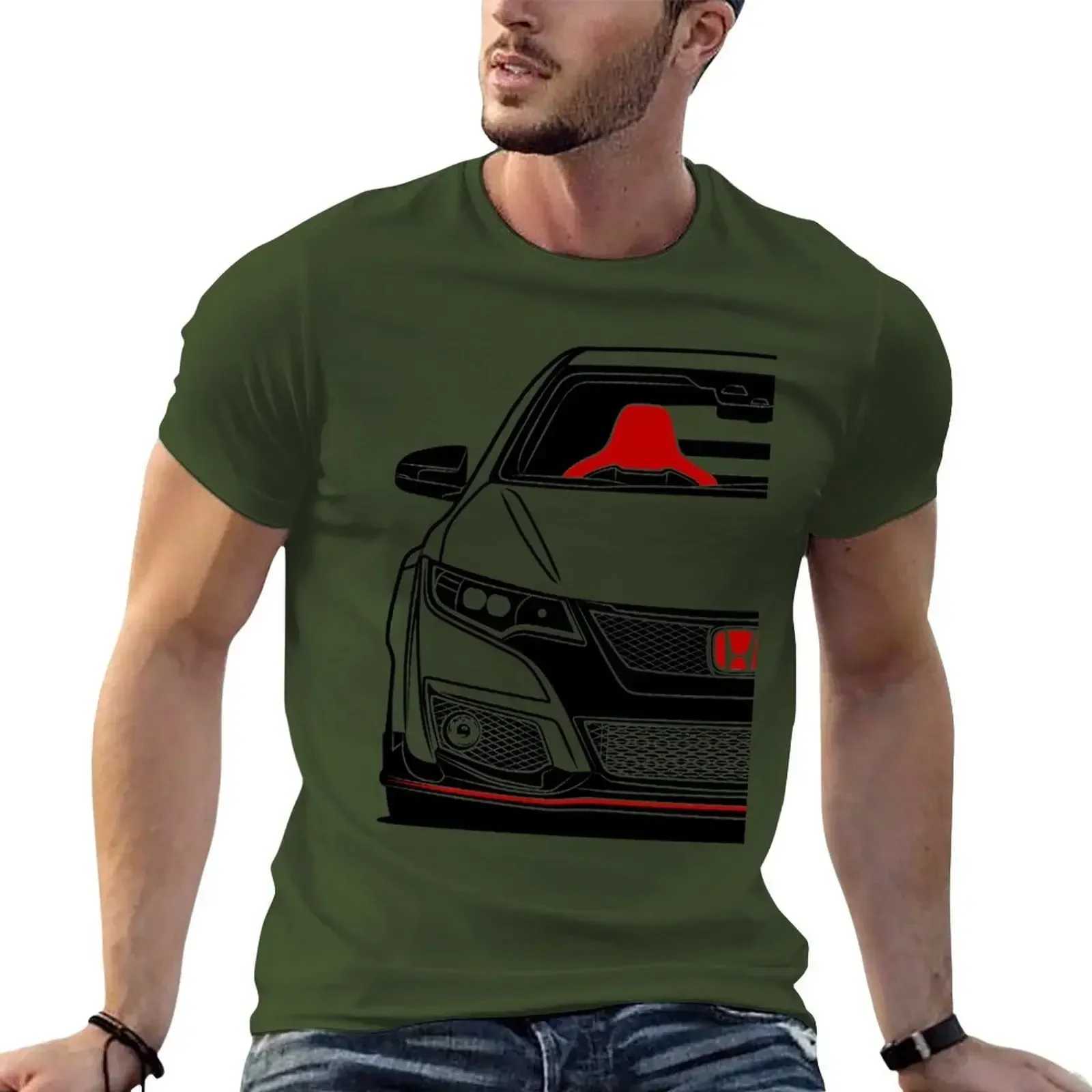 Civic Type R FK2 Best Shirt Design T-Shirt sports fans shirts graphic tees blanks men t shirts W250607