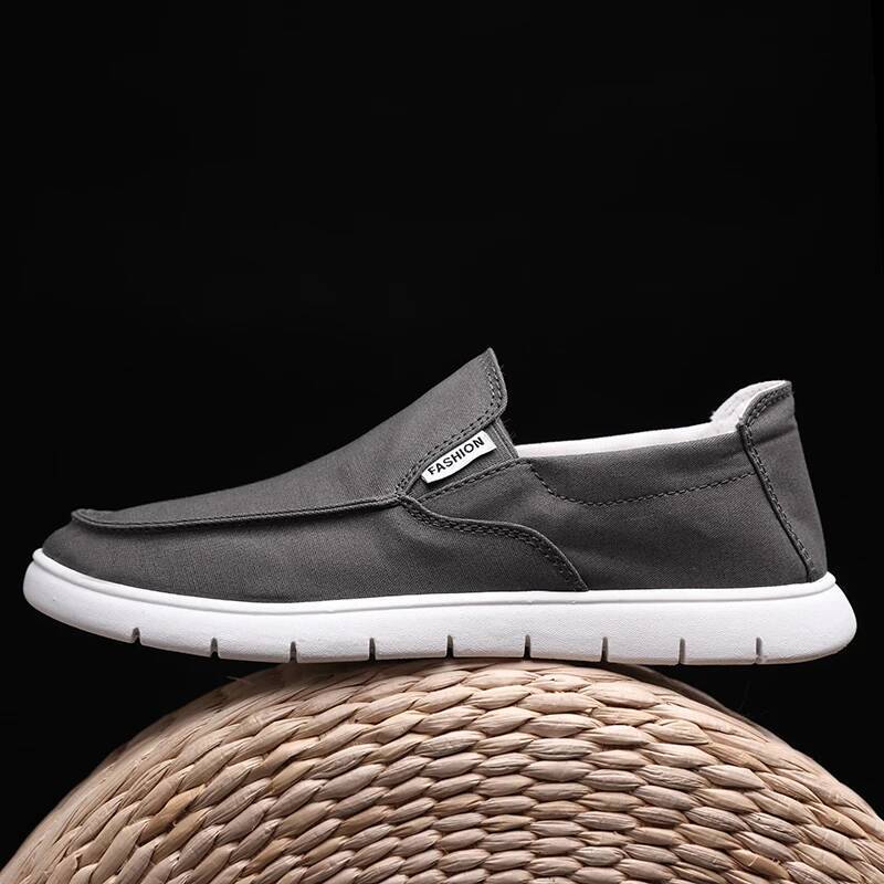 Ddmyoutdoor Spring Men S New Canvas Breathable Sports Lazy Soft Bottom Walking Comfortable Casual Cloth Shoes Tenis Masculino Outdoor Shoes