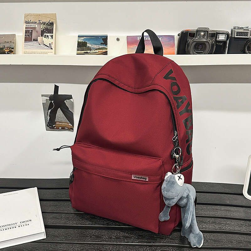 Men's Simple Large Capacity New Korean Style Travel Women's Casual Trendy College Student Backpack