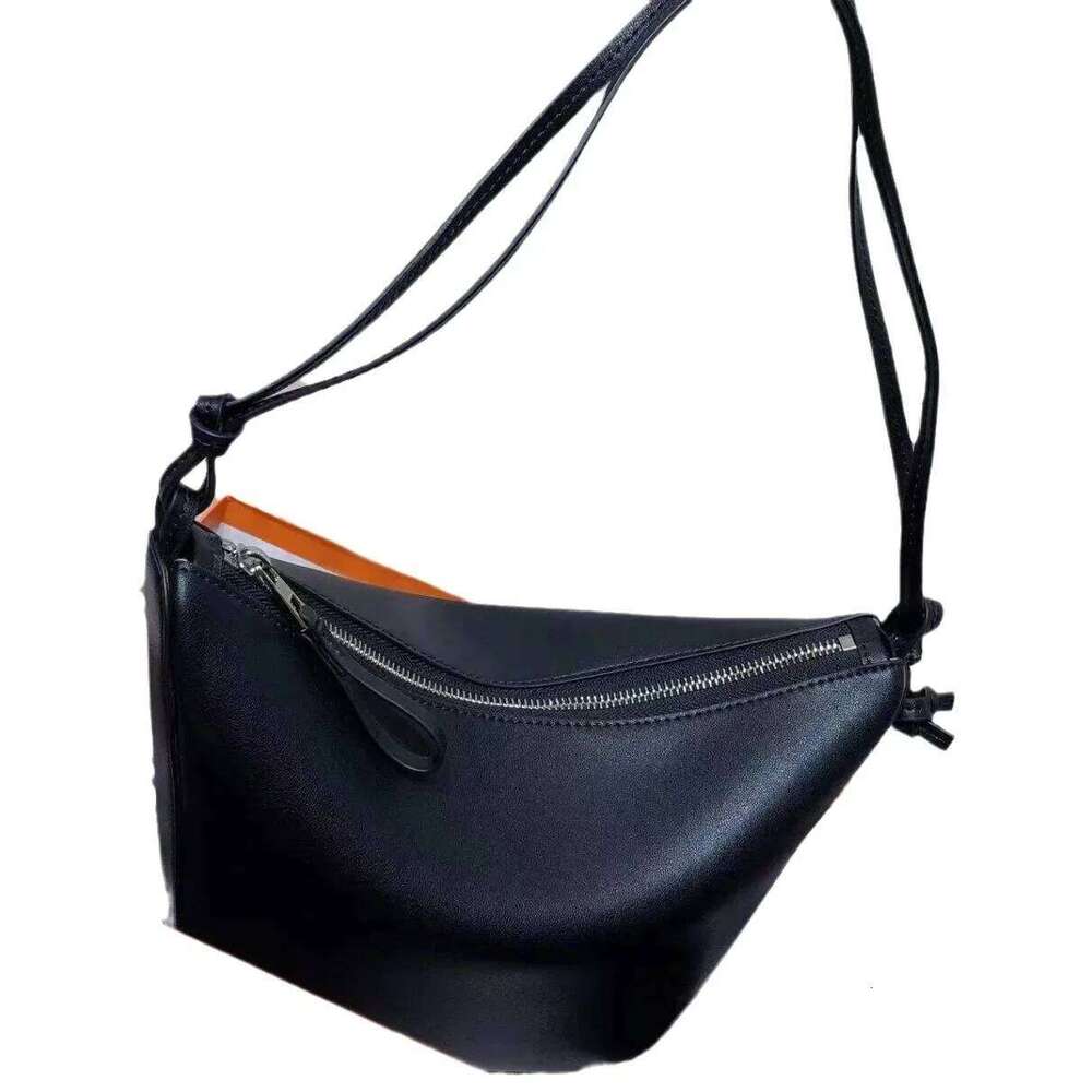 OLOEY 2024 Italian High-End Feel Hammock Women's Cow Underarm True Leather Hobo Crossbody Bag Motorcycle Equipment