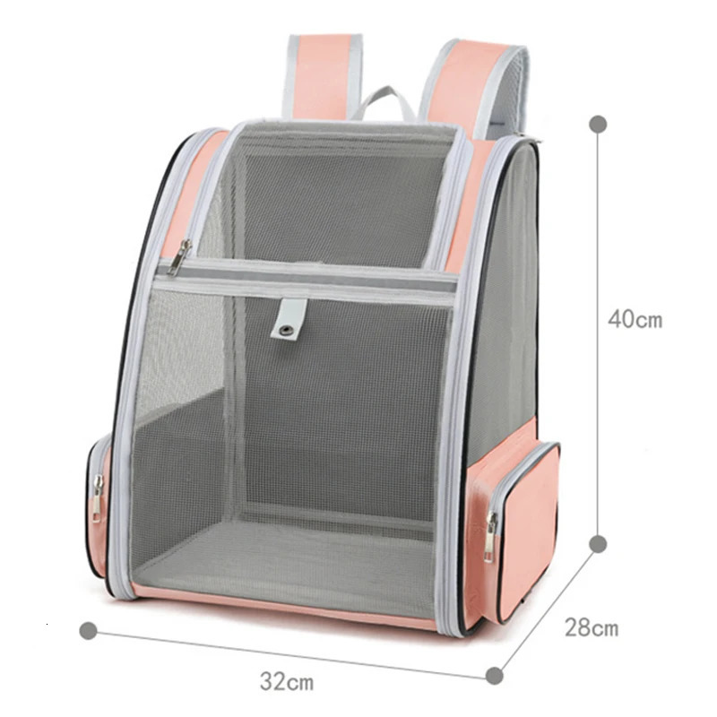 Pet Cat Bag Outdoor Travel Backpack for Cats Small Dogs Breathable Cat Carrying Bag Suitable for Cats Within 6kg 250603