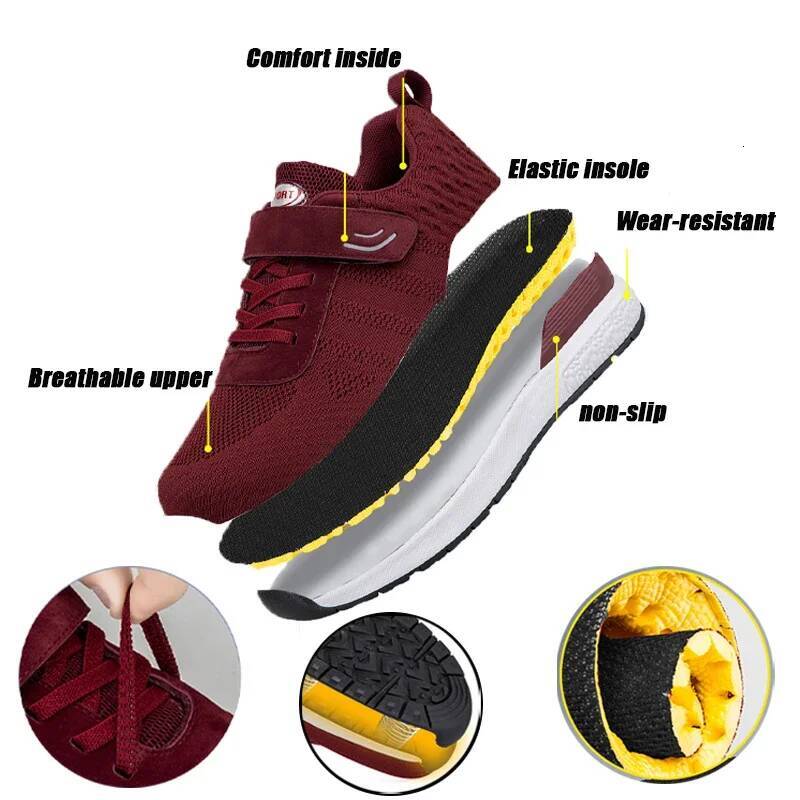 ddmyoutdoor Women Walking Men Autumn Casual Fashion Sneakers Couples Plus Size Flats Lace Up Hiking Shoes Comfortable Zapatillas Mujer Outdoor Outdoor
