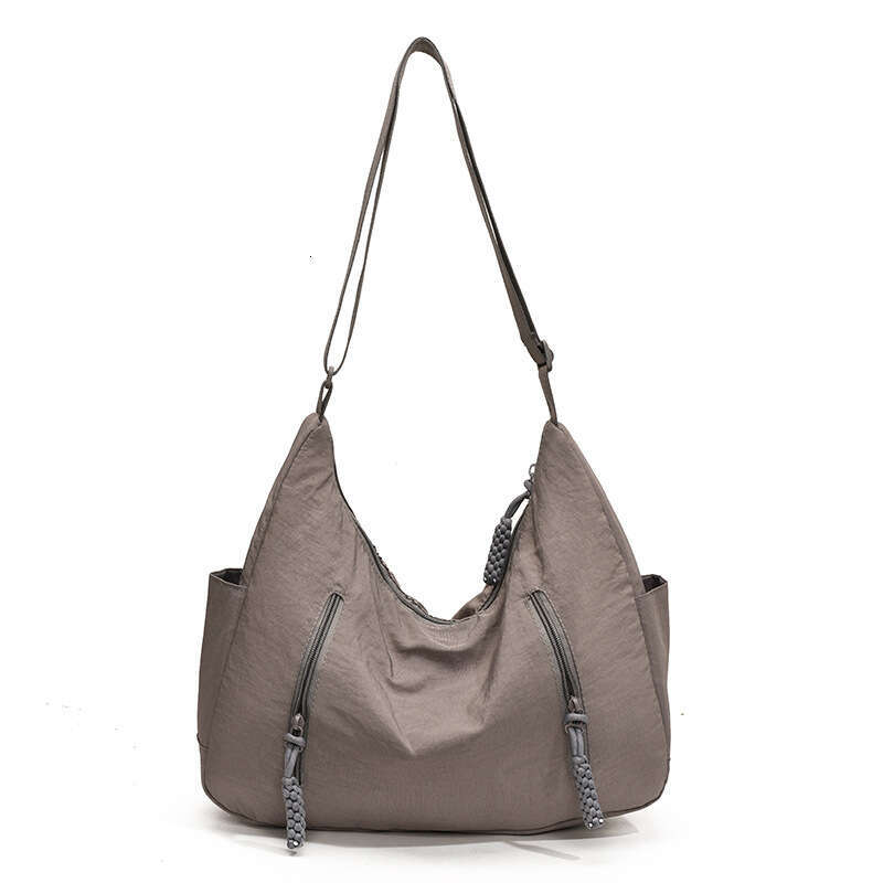 Women's New Crossbody Simple Solid Color Versatile Casual Shoulder Korean Fashion Large Capacity Tote Bag