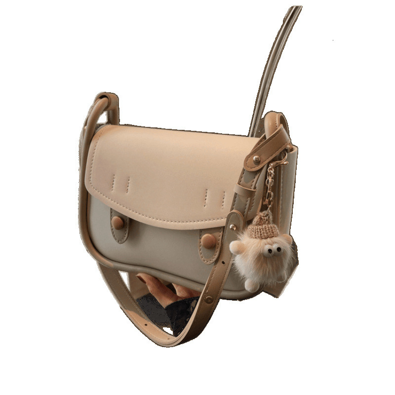 Top Brand High Quality New Style Small Bag 2025 New Fashion Niche Single Shoulder Texture Underarm Versatile Crossbody Bag Saddle New Free Delivery De