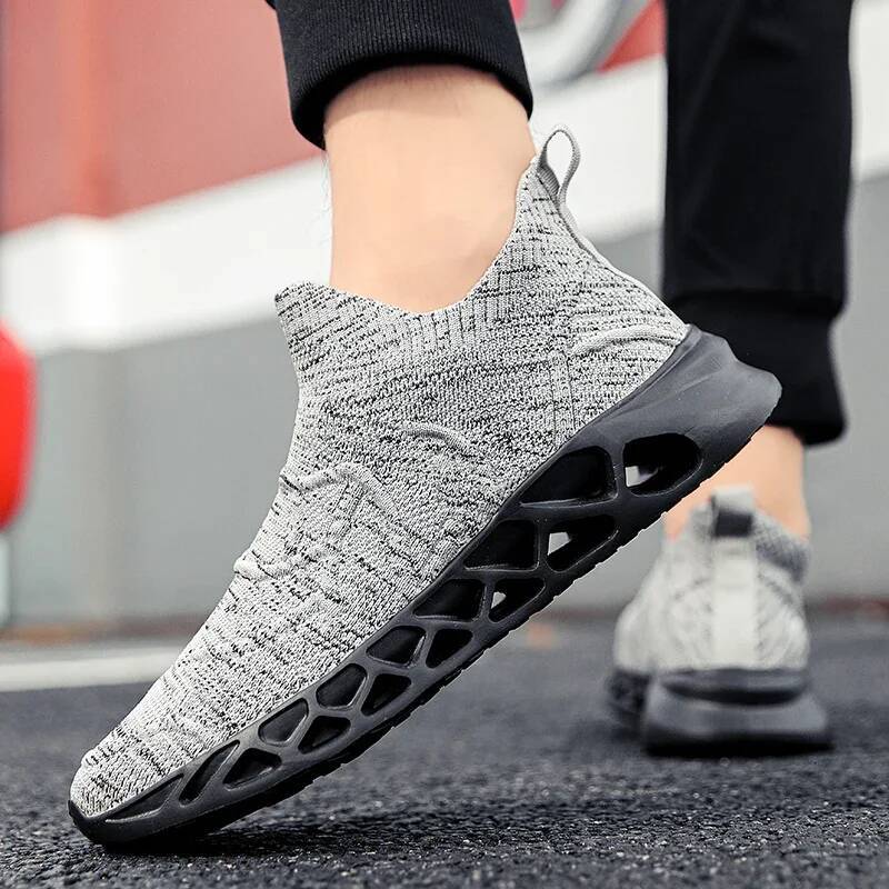Ddmyoutdoor MAEDEF Classic Fashion Men Casual Anti Slip Flats Walking Shoes Mens Sneaker Breathable Soft Comfortable New Footwear Outdoor Shoes