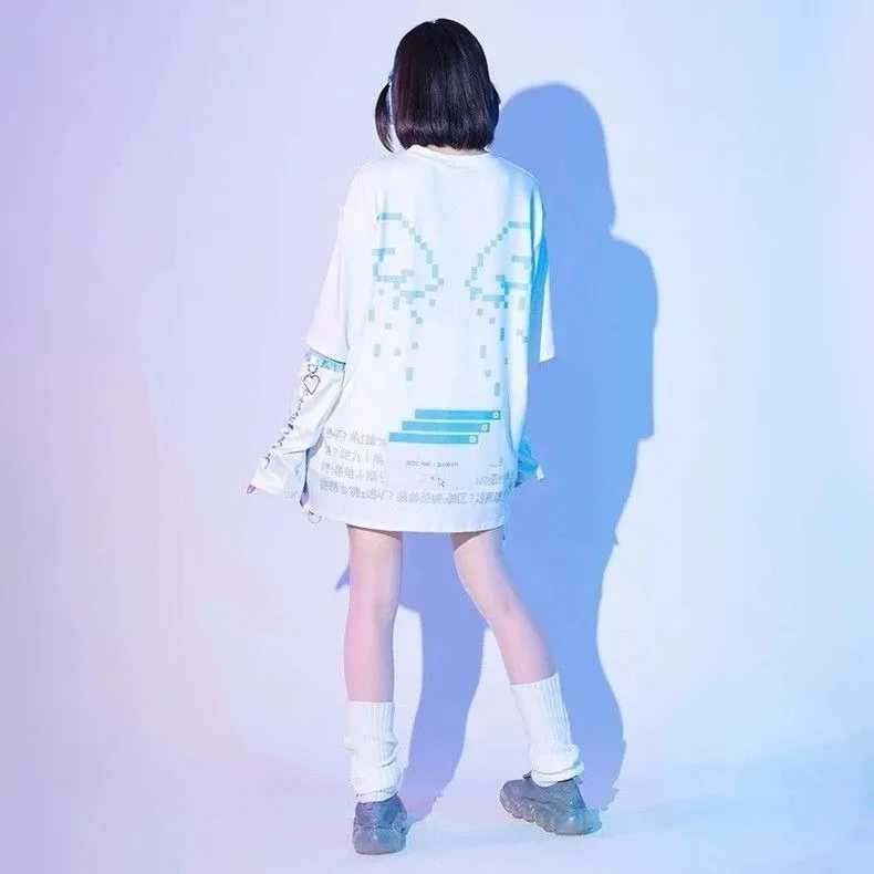 Women Clothing Casual Japanese Anime Minemine Girl 3D Printed Short Sleeve Tee Trends Y2K Oversized Gothic Unisexy T Shirt Dames W250607