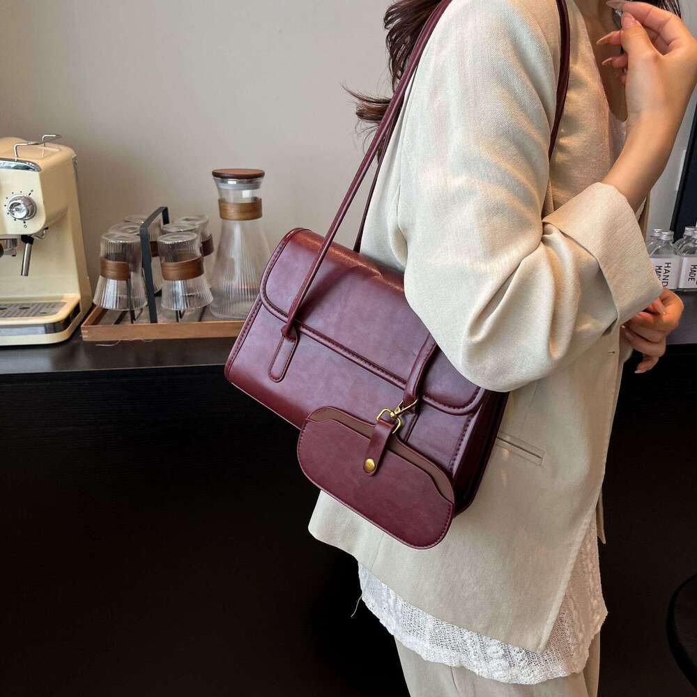 Fashion Underarm for Women 2025 New Korean Style Handbag Large Capacity Commuter Versatile Shoulder Bag